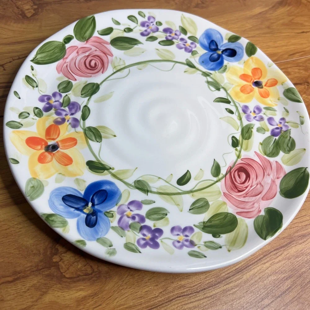 Tabletops Unlimited Mariams Garden Dinner Plate 11.25